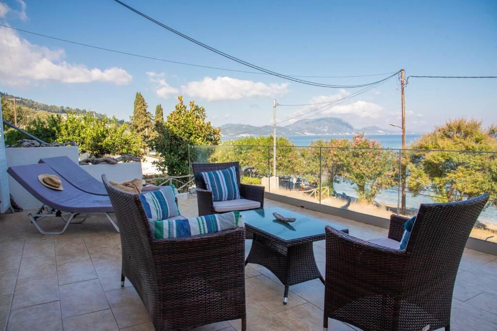 Boukari Blu Studio Boukari Beach Mpoukaris Exteriör bild