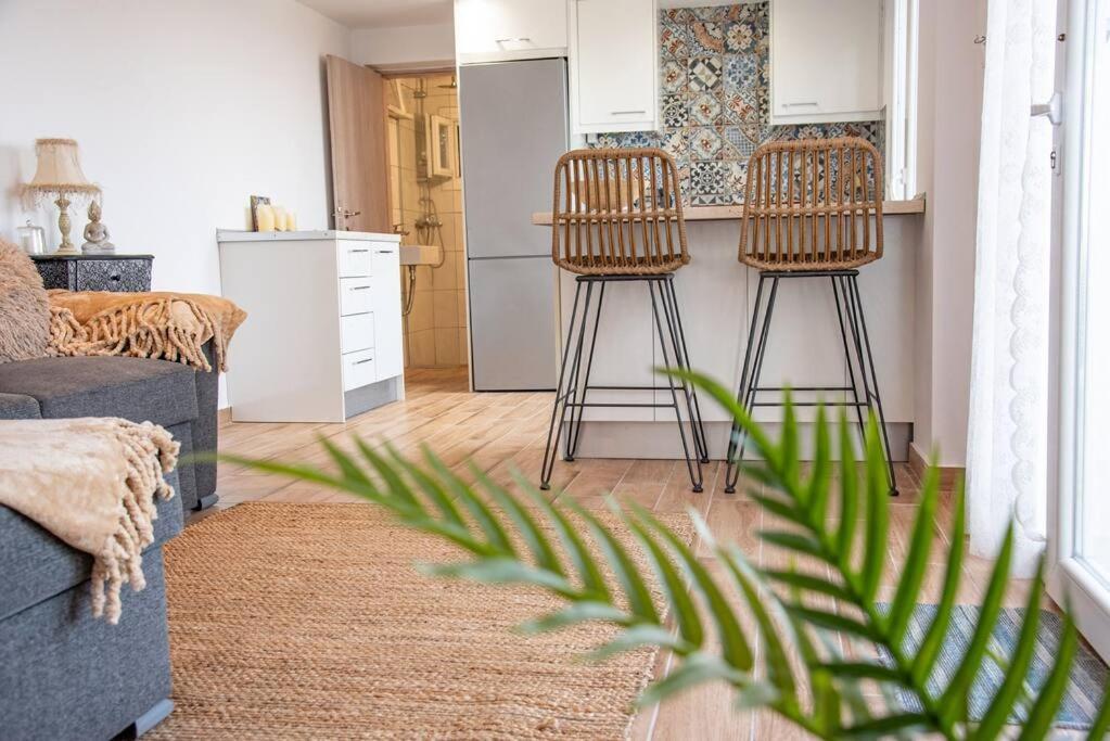 Boukari Blu Studio Boukari Beach Mpoukaris Exteriör bild